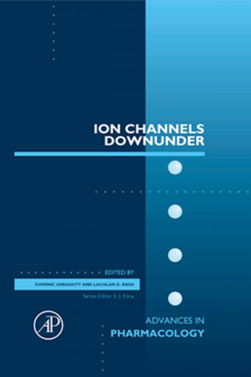 Cover of the book Ion Channels Down Under by Dominic Geraghty, Lachlan D. Rash, Elsevier Science