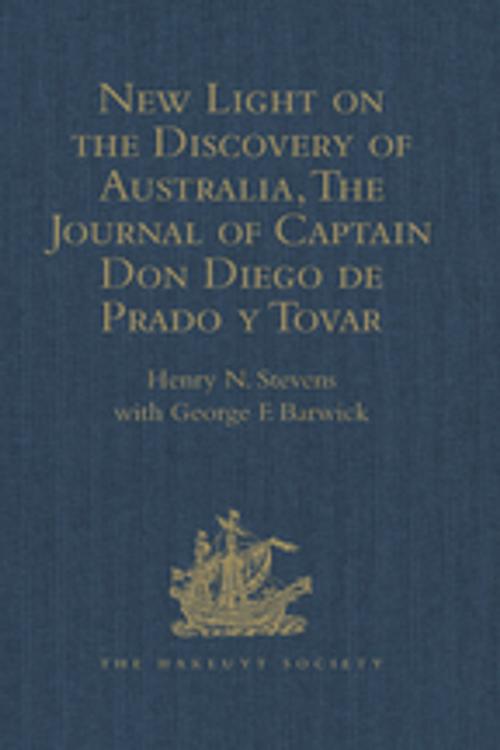 Cover of the book New Light on the Discovery of Australia, as Revealed by the Journal of Captain Don Diego de Prado y Tovar by George F. Barwick, Taylor and Francis