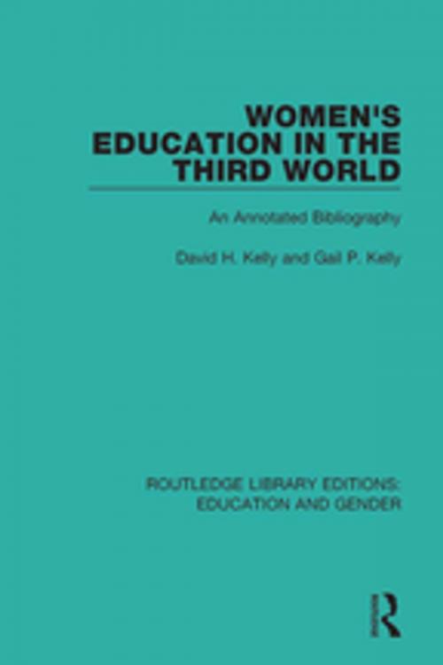 Cover of the book Women's Education in the Third World by David H. Kelly, Gail P. Kelly, Taylor and Francis