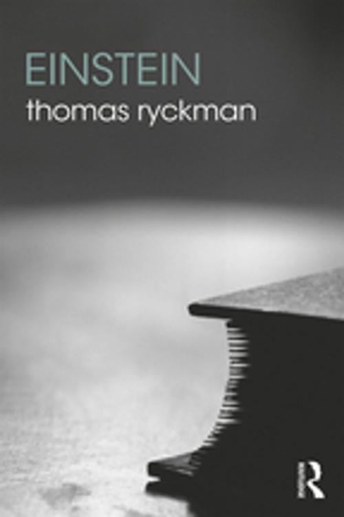 Cover of the book Einstein by Thomas Ryckman, Taylor and Francis