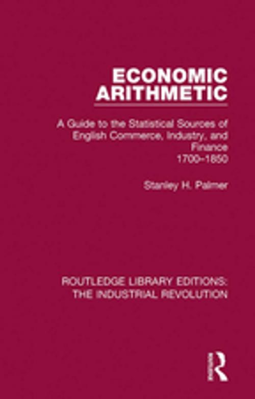 Cover of the book Economic Arithmetic by Stanley H. Palmer, Taylor and Francis