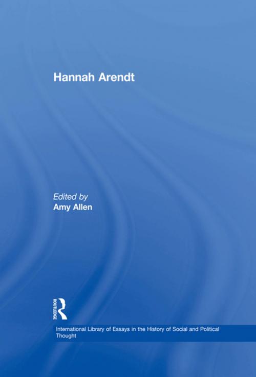 Cover of the book Hannah Arendt by , Taylor and Francis