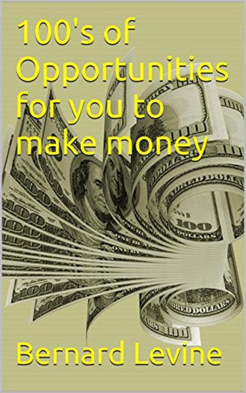 Cover of the book 100's of Opportunities for You to Make Money by Bernard Levine, Bernard Levine