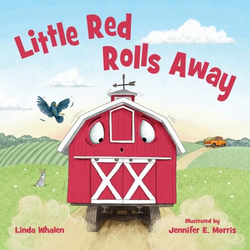 Cover of the book Little Red Rolls Away by Linda Whalen, Sleeping Bear Press