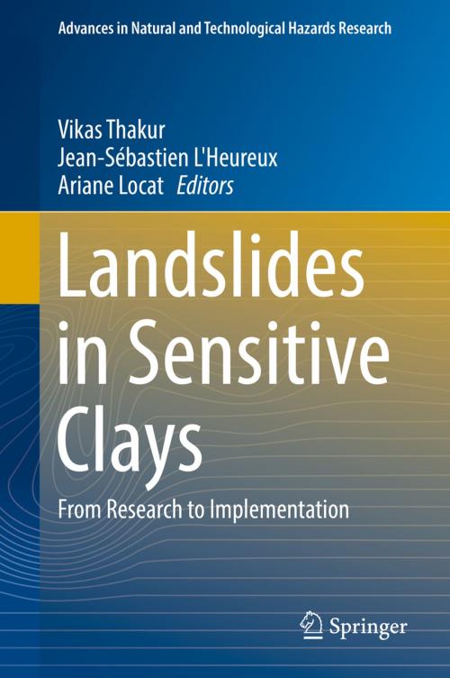 Cover of the book Landslides in Sensitive Clays by , Springer International Publishing