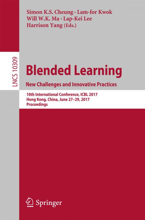 Cover of the book Blended Learning. New Challenges and Innovative Practices by , Springer International Publishing