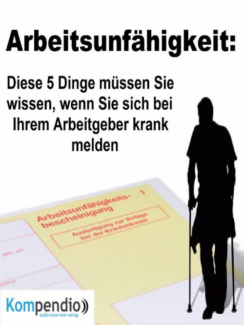 Cover of the book Arbeitsunfähigkeit: by Alessandro Dallmann, epubli