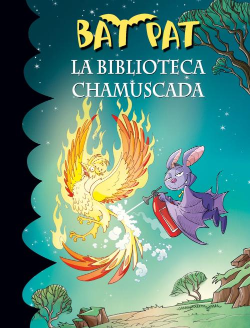 Cover of the book La biblioteca chamuscada (Serie Bat Pat 41) by Roberto Pavanello, Penguin Random House Grupo Editorial España