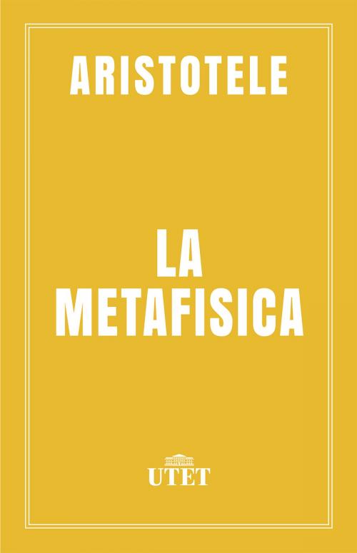 Cover of the book La metafisica by Aristotele, UTET