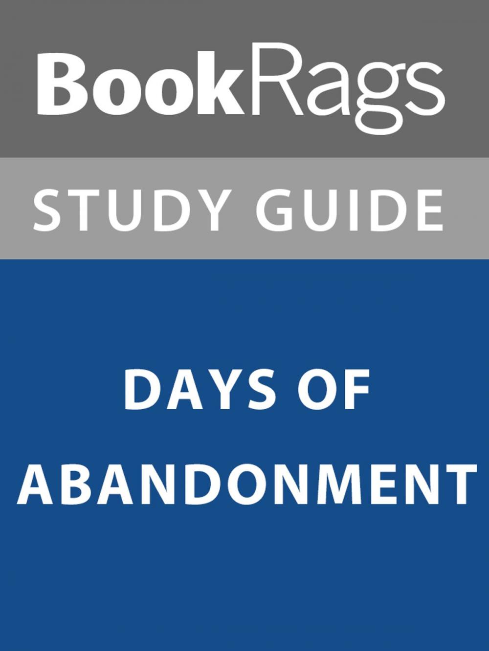 Big bigCover of Summary & Study Guide: Days of Abandonment