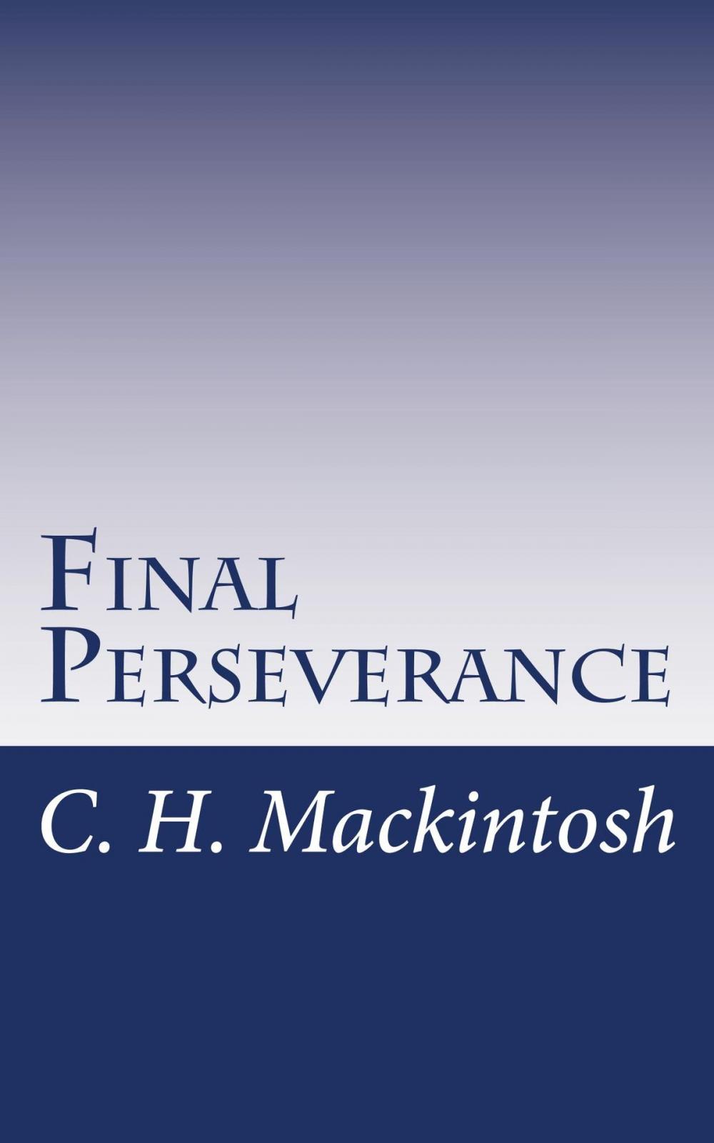 Big bigCover of Final Perseverance