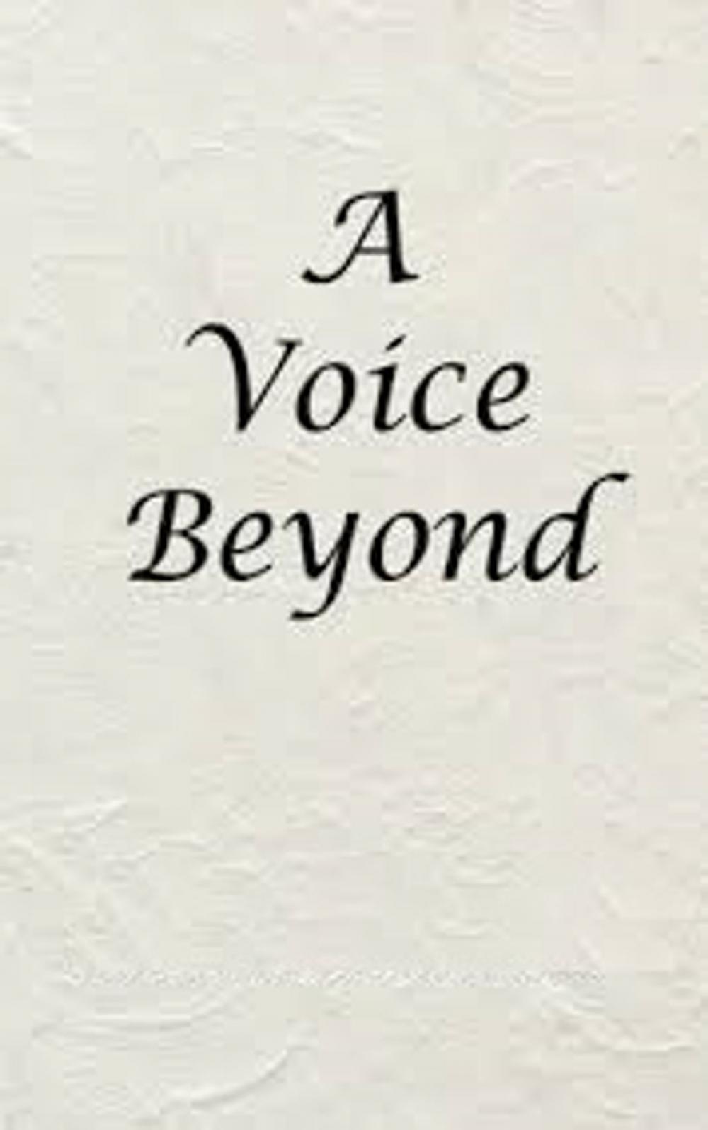 Big bigCover of A voice beyond