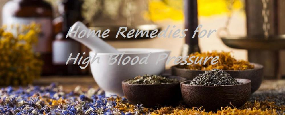 Big bigCover of Home remedies for High Blood Pressure