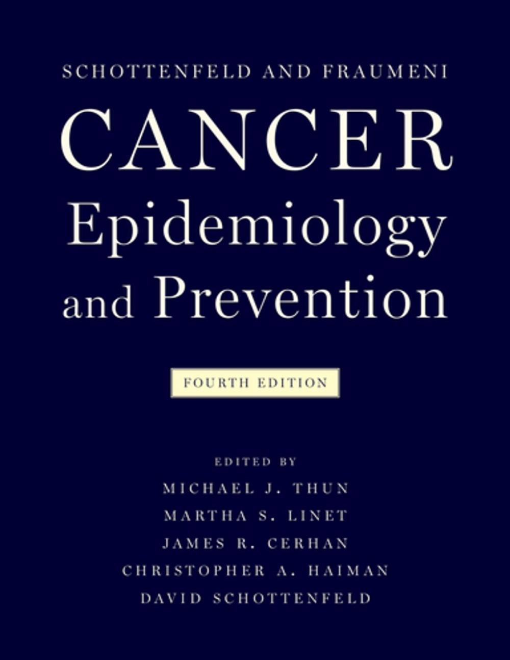 Big bigCover of Cancer Epidemiology and Prevention