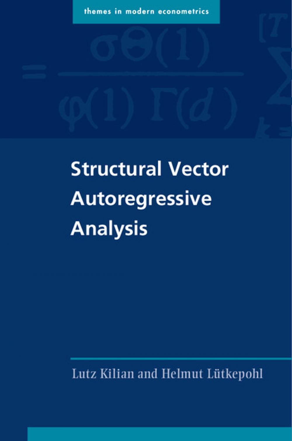 Big bigCover of Structural Vector Autoregressive Analysis