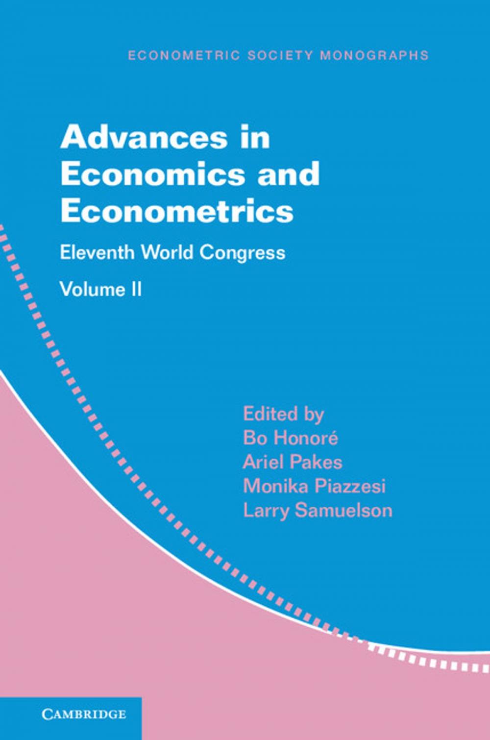 Big bigCover of Advances in Economics and Econometrics: Volume 2