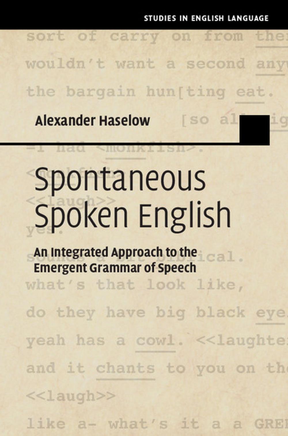 Big bigCover of Spontaneous Spoken English