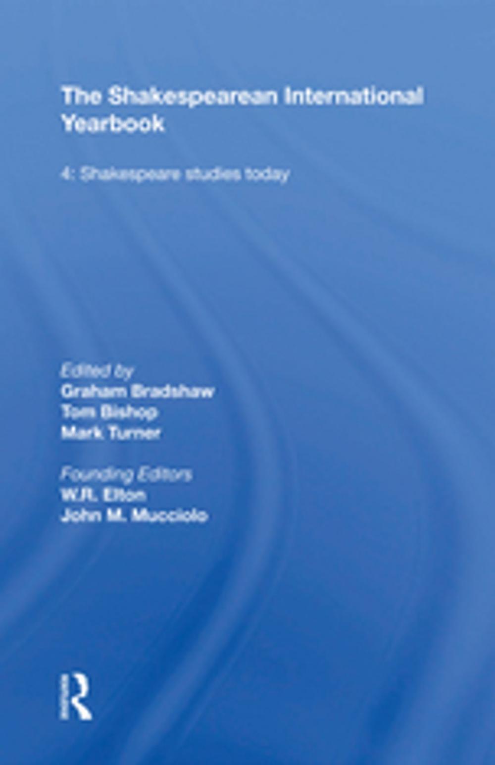 Big bigCover of The Shakespearean International Yearbook