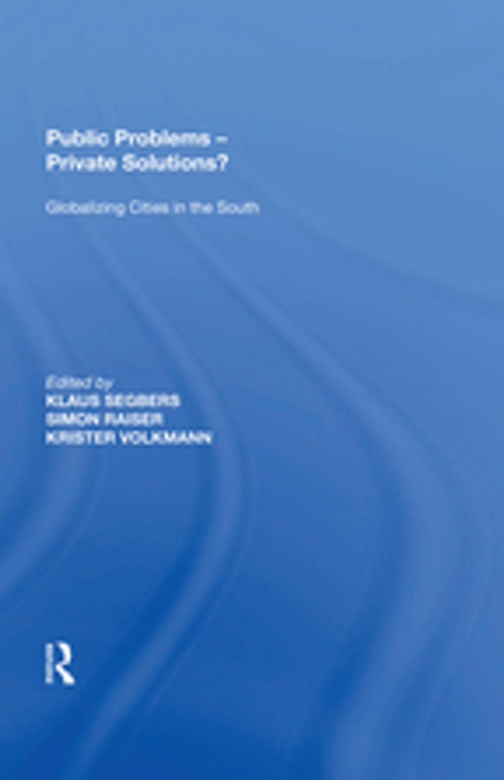 Big bigCover of Public Problems - Private Solutions?