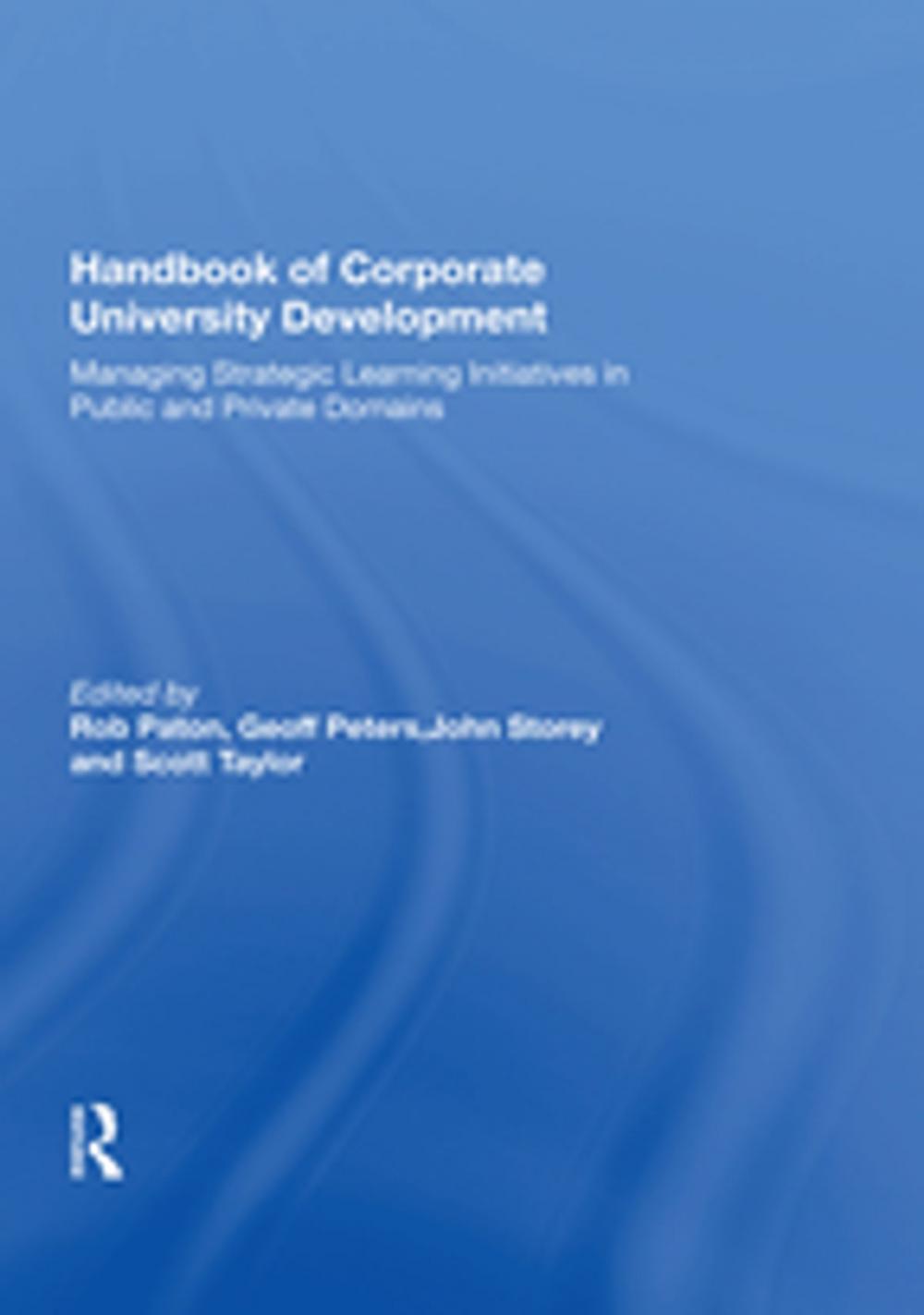 Big bigCover of Handbook of Corporate University Development