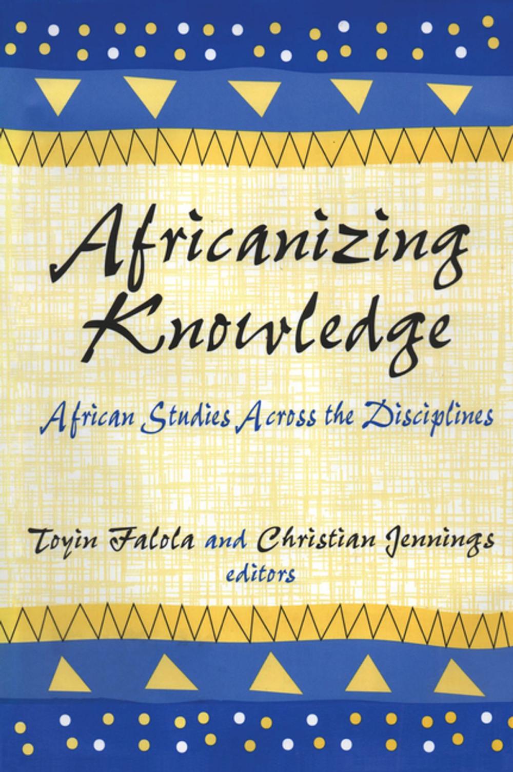 Big bigCover of Africanizing Knowledge