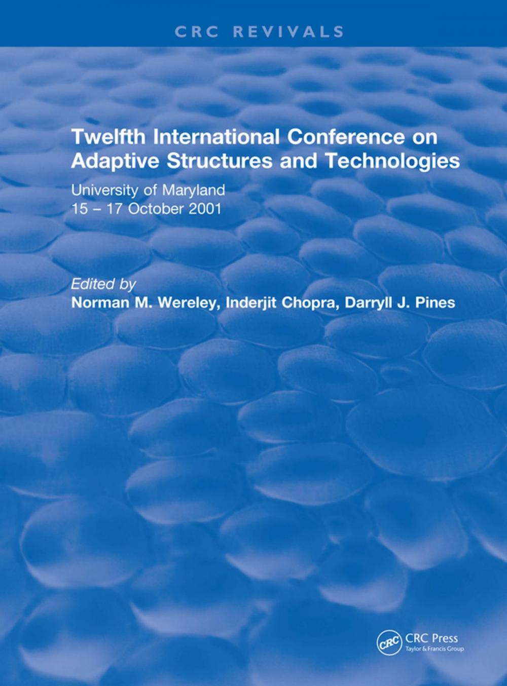 Big bigCover of Twelfth International Conference on Adaptive Structures and Technologies