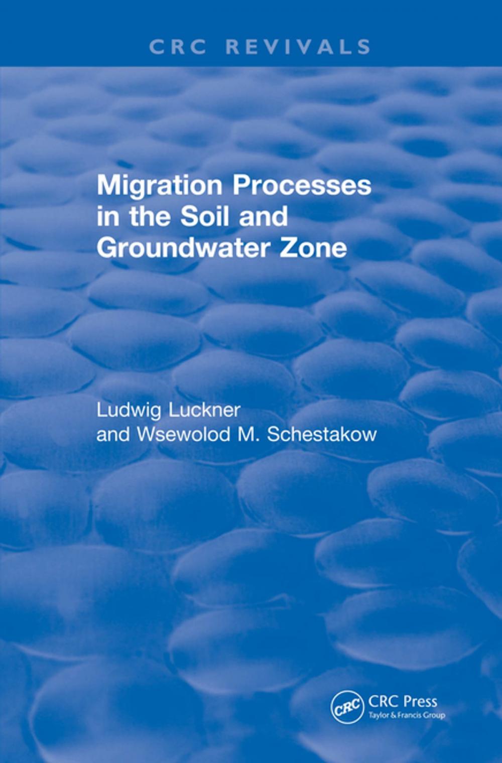 Big bigCover of Migration Processes in the Soil and Groundwater Zone (1991)