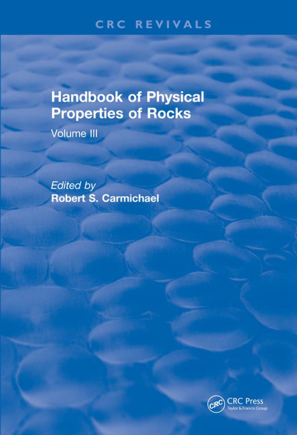 Big bigCover of Handbook of Physical Properties of Rocks (1984)