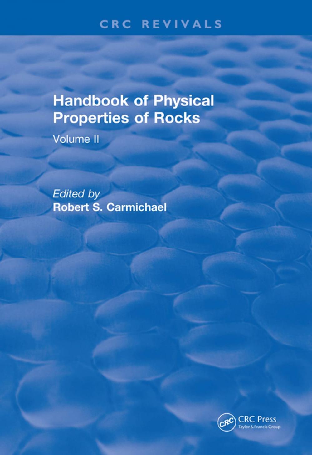 Big bigCover of Handbook of Physical Properties of Rocks (1982)