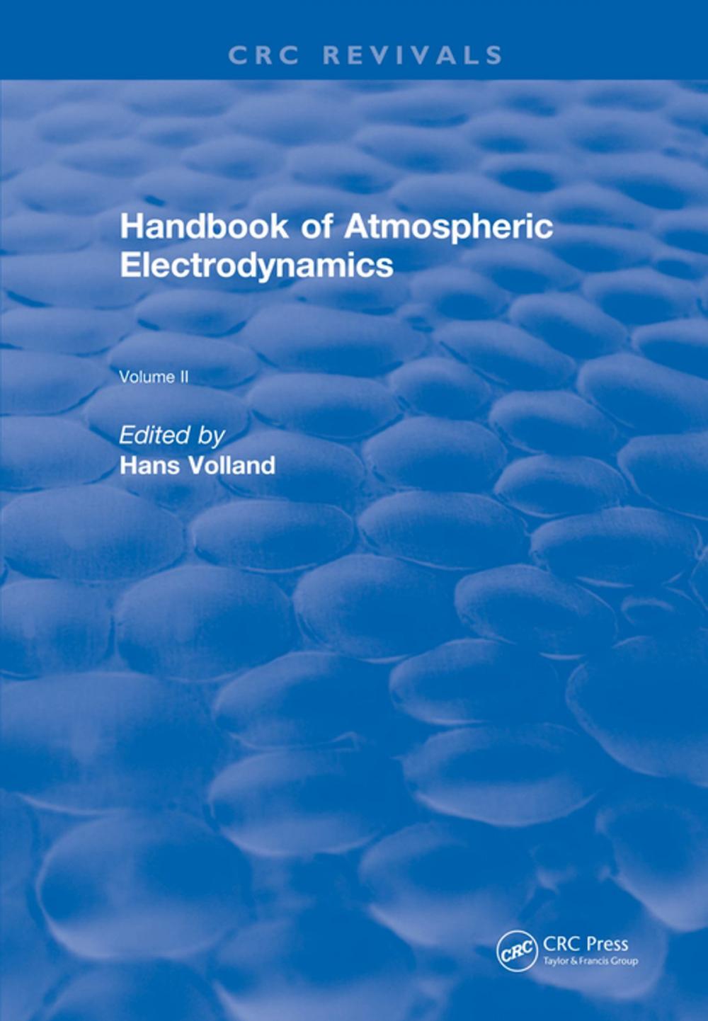 Big bigCover of Handbook of Atmospheric Electrodynamics (1995)