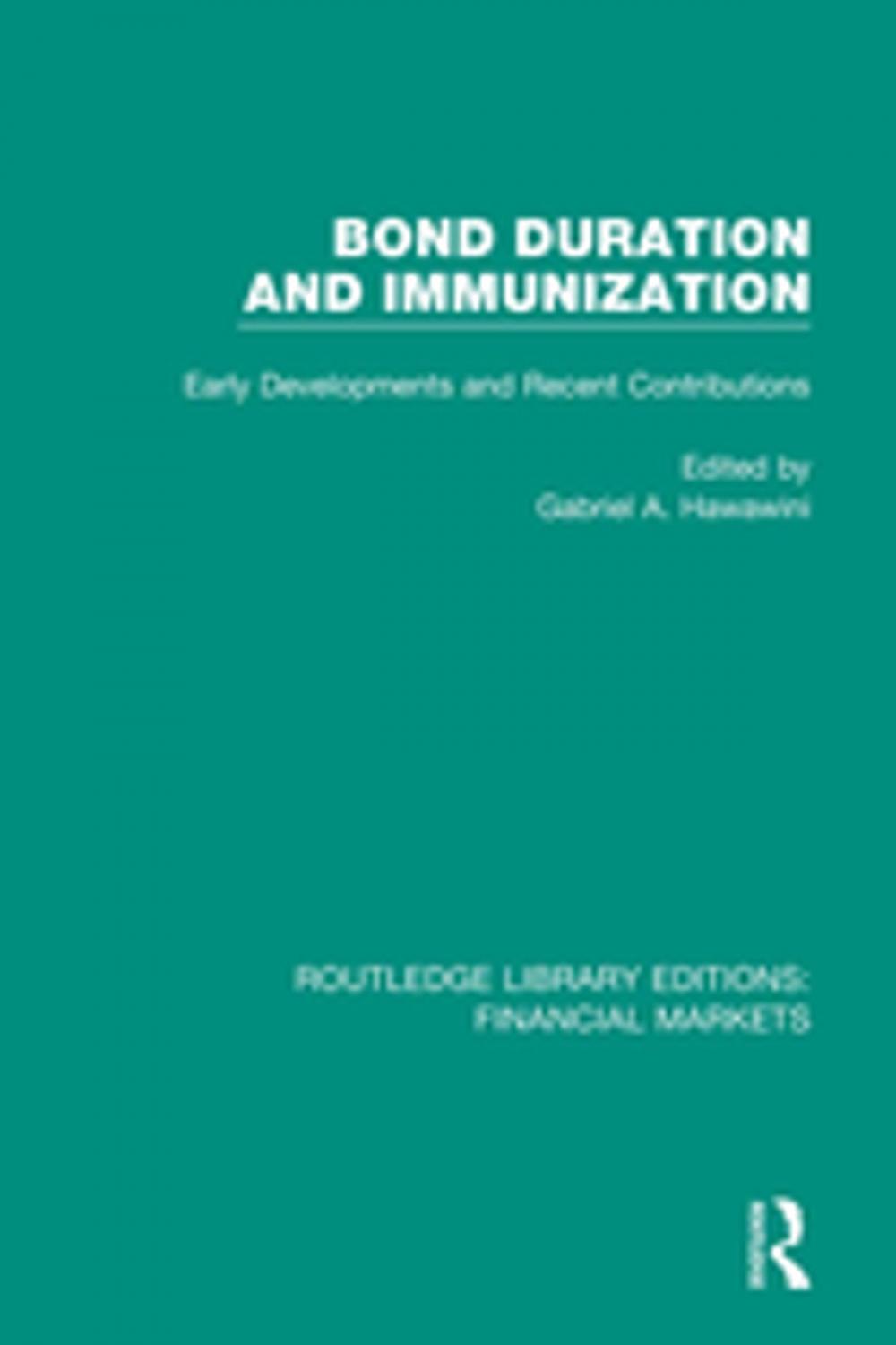 Big bigCover of Bond Duration and Immunization