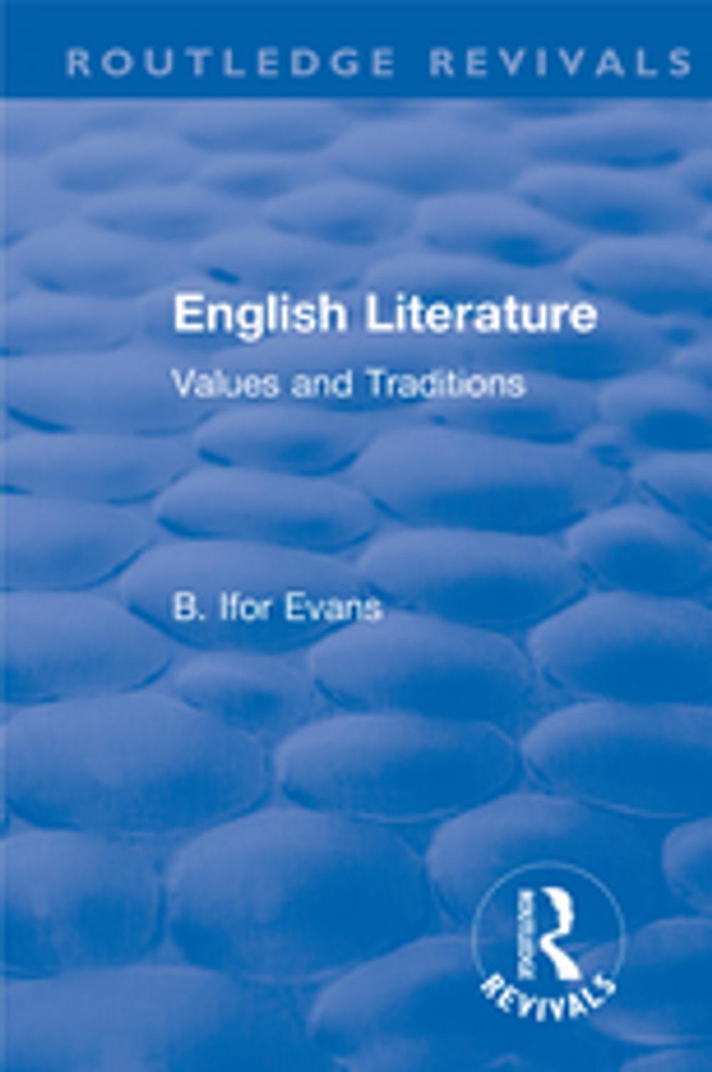 Big bigCover of Routledge Revivals: English Literature (1962)