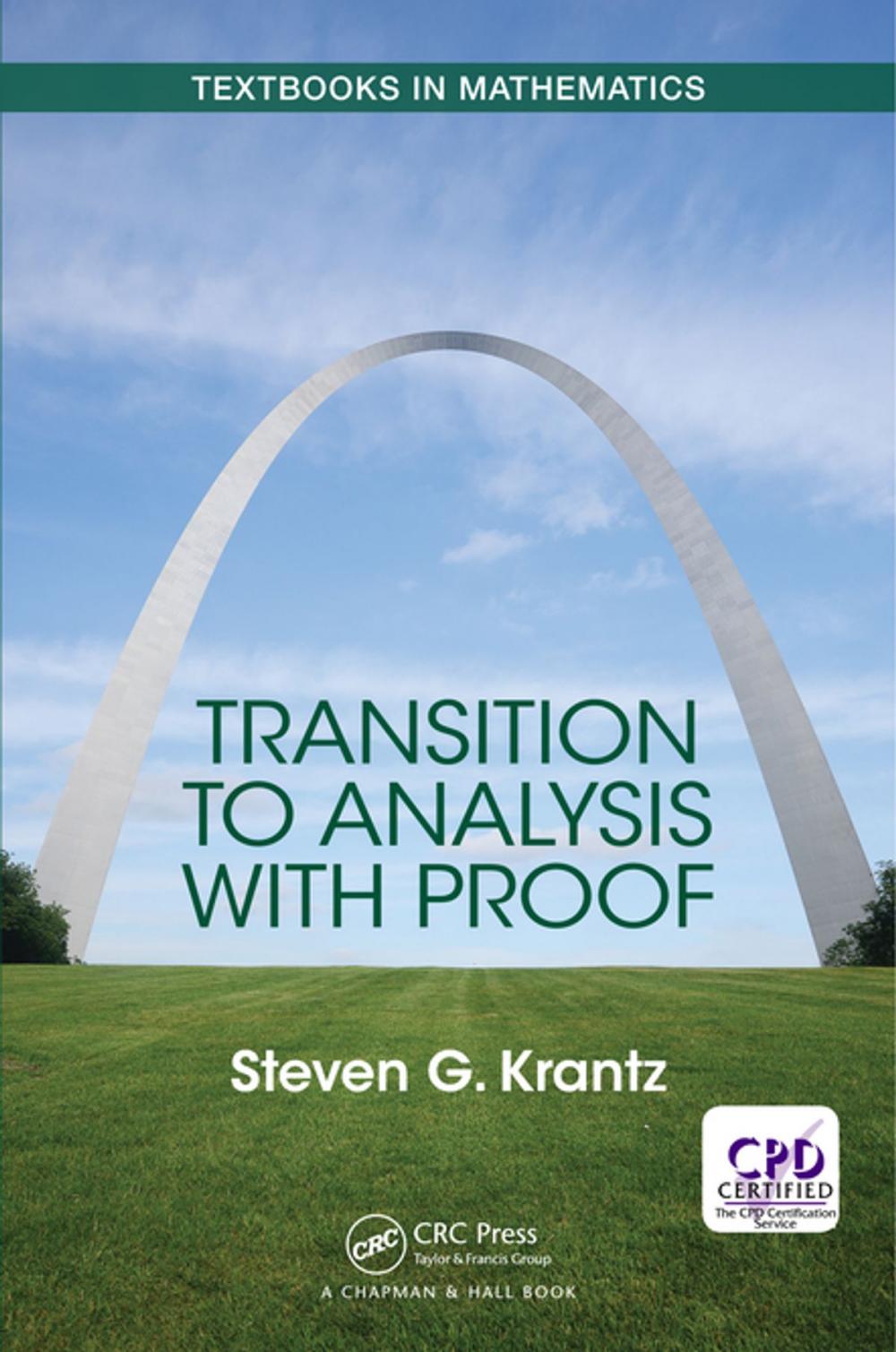 Big bigCover of Transition to Analysis with Proof