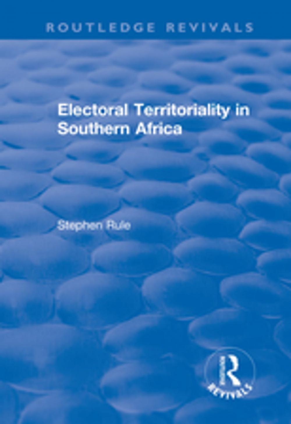 Big bigCover of Electoral Territoriality in Southern Africa