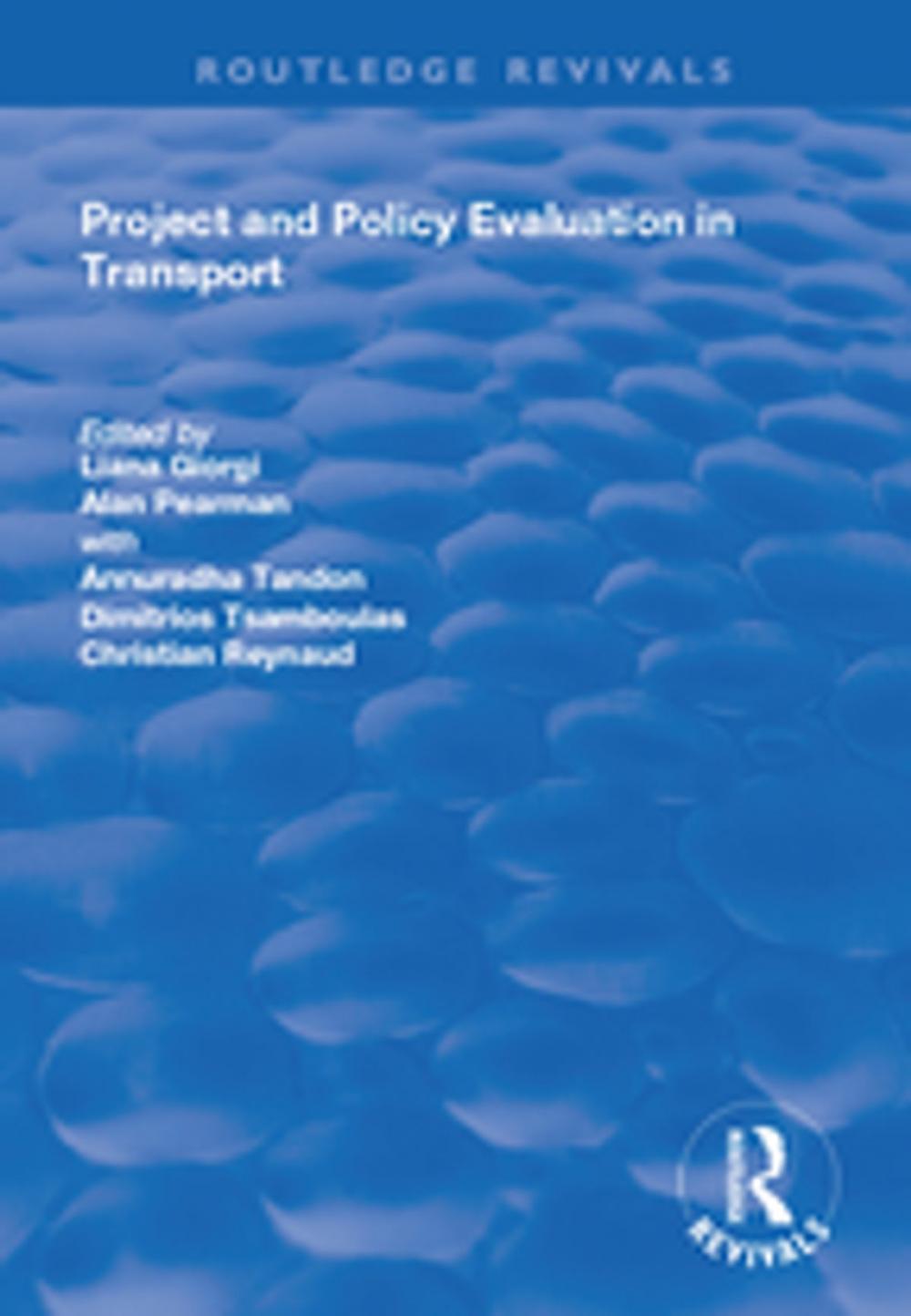 Big bigCover of Project and Policy Evaluation in Transport