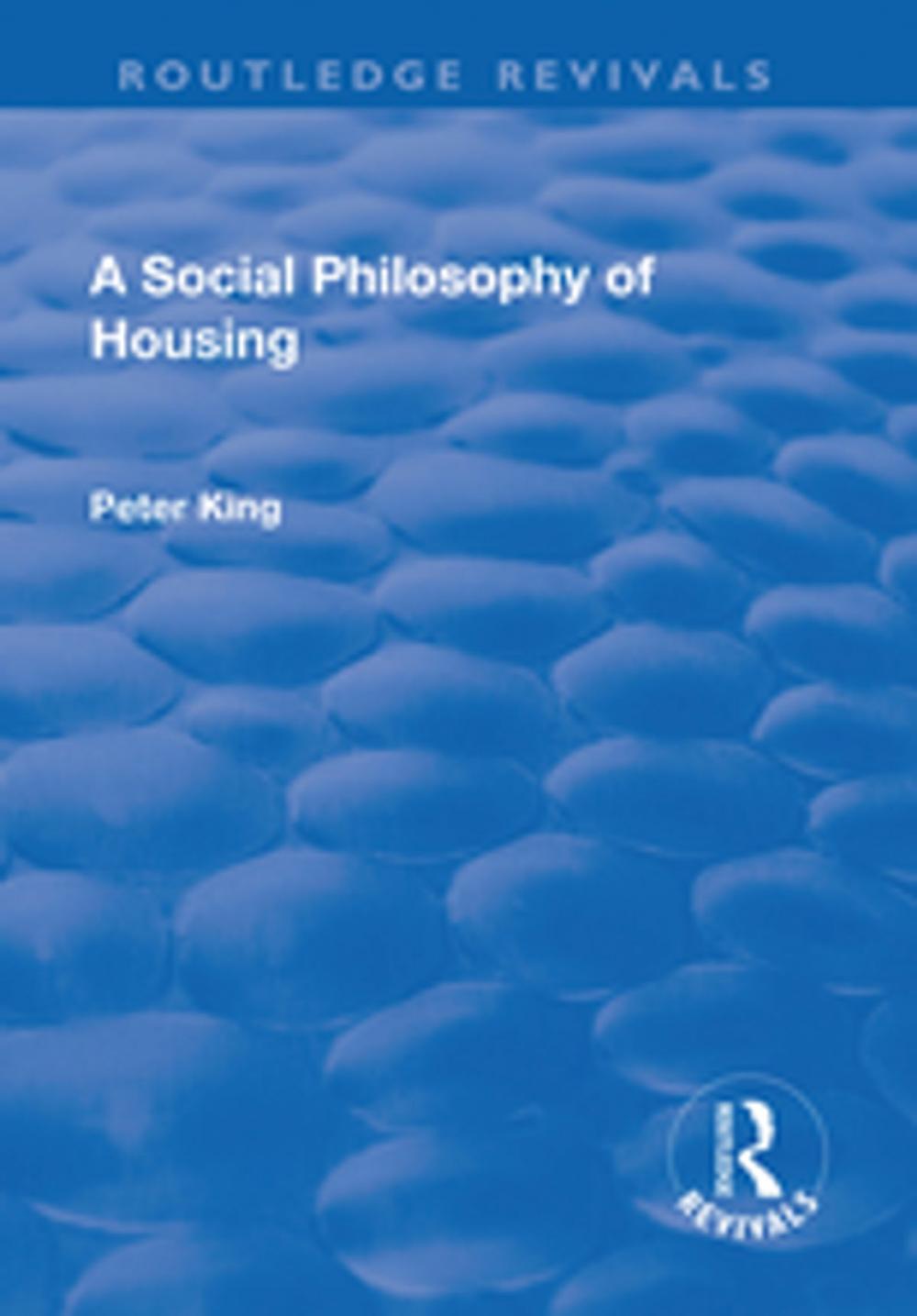 Big bigCover of A Social Philosophy of Housing