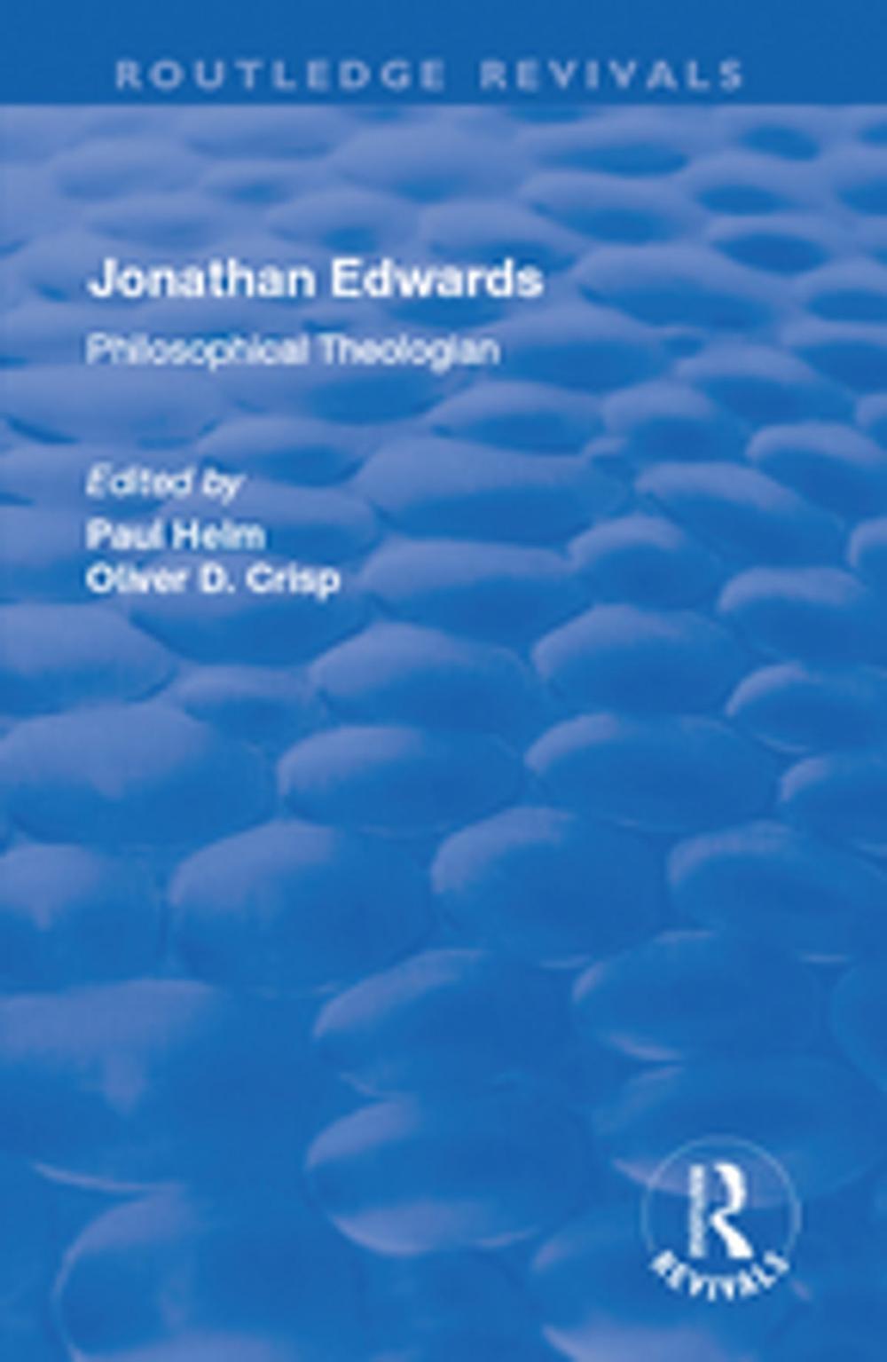 Big bigCover of Jonathan Edwards: Philsophical Theologian