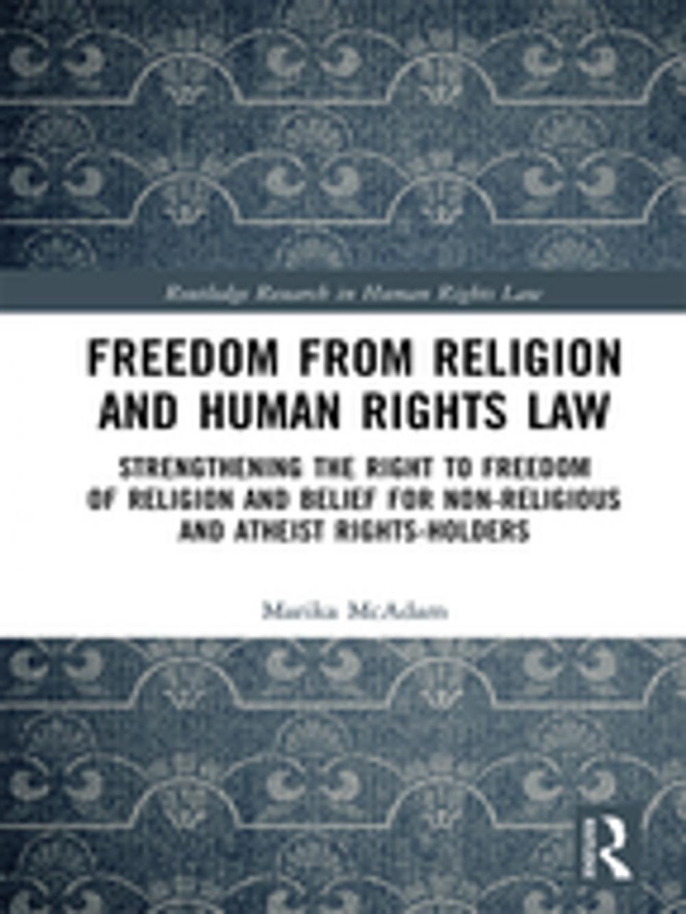 Big bigCover of Freedom from Religion and Human Rights Law