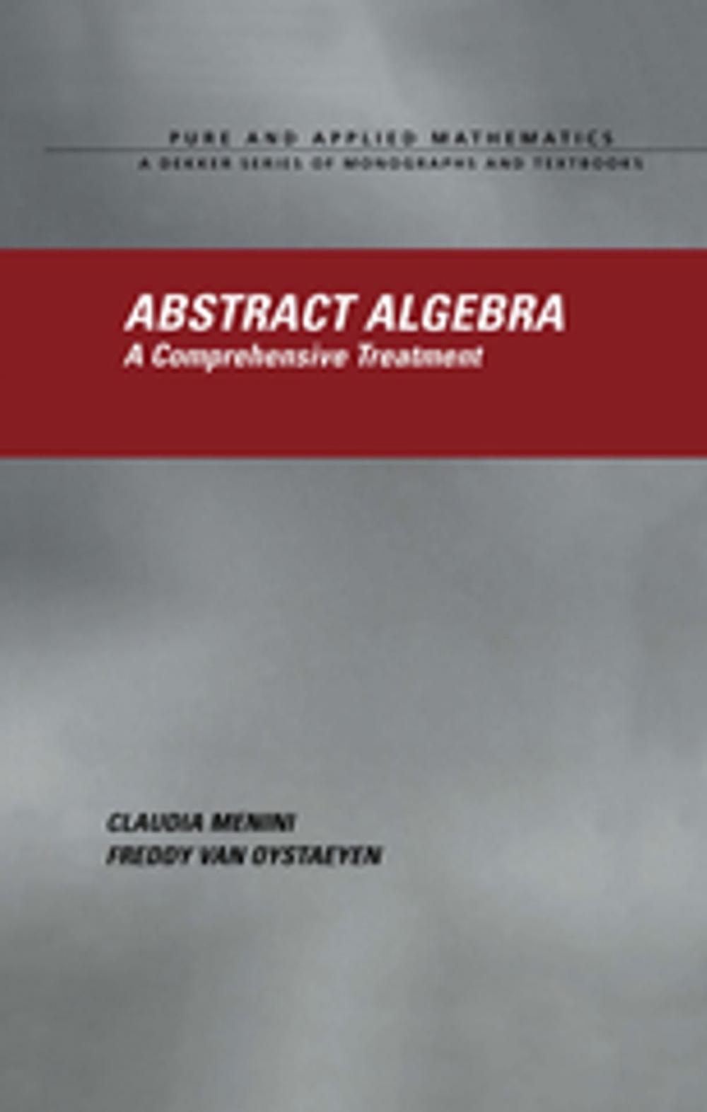 Big bigCover of Abstract Algebra