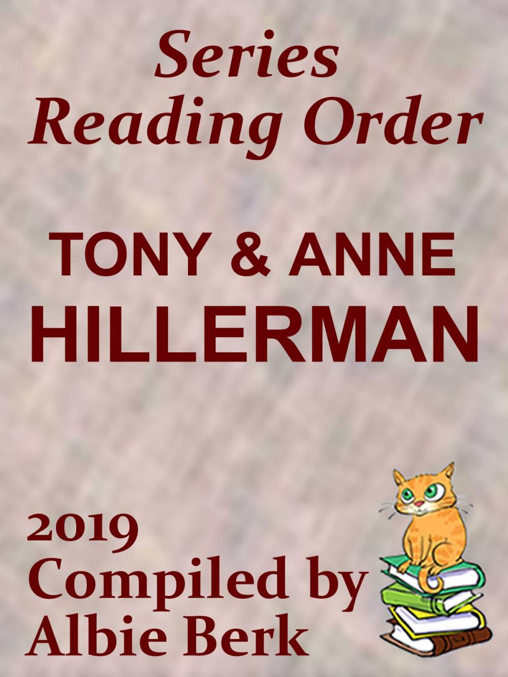 Big bigCover of Tony & Anne Hillerman: Best Series Reading Order - Updated 2019 - Compiled by Albie Berk