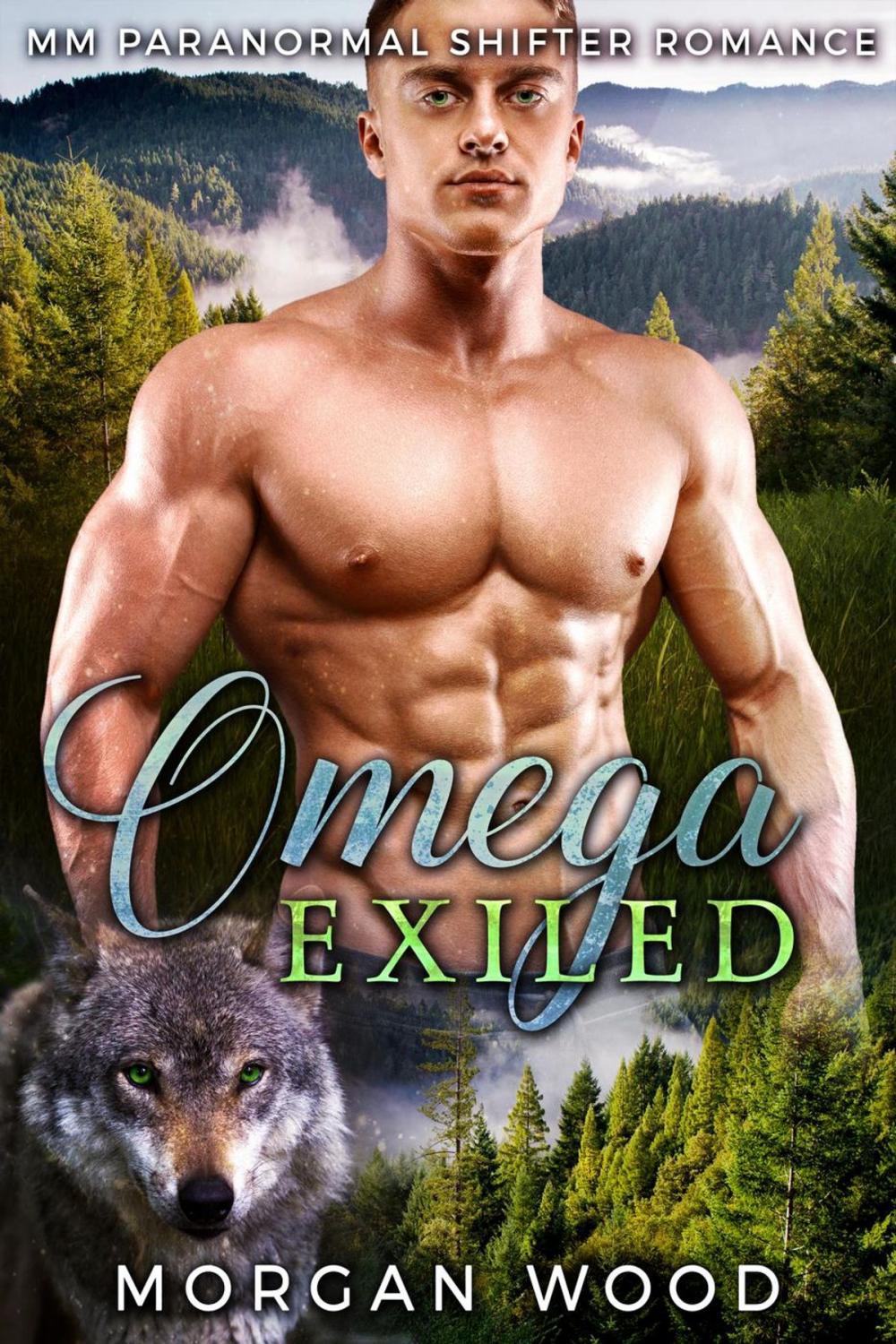 Big bigCover of Omega Exiled: MM Gay MPREG Shifter Romance