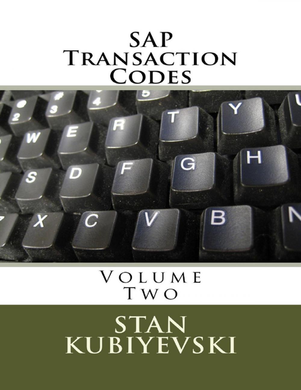 Big bigCover of SAP Transaction Codes – Volume Two