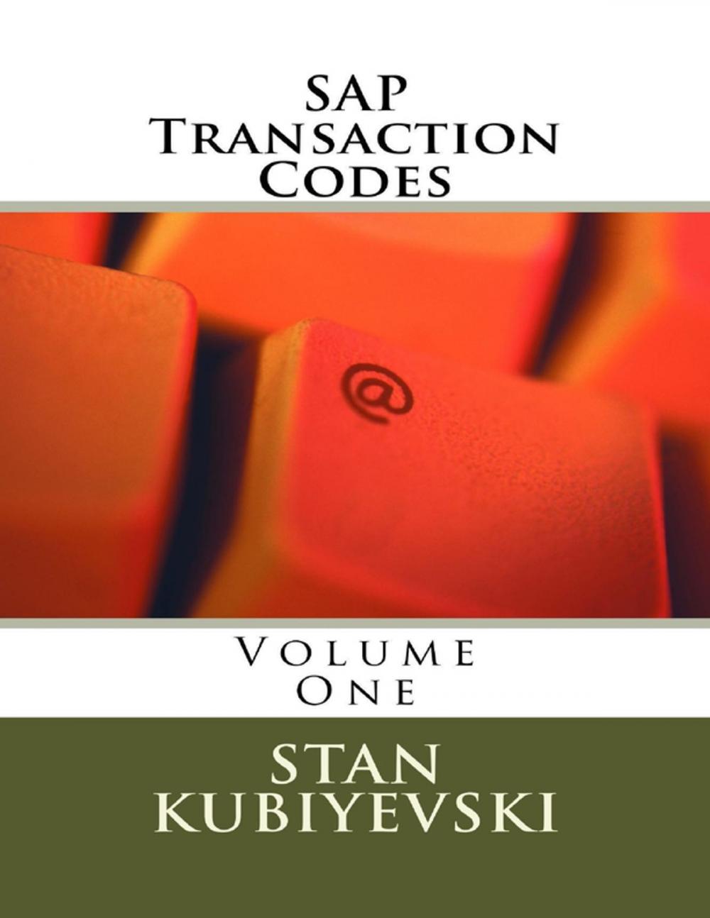 Big bigCover of SAP Transaction Codes – Volume One