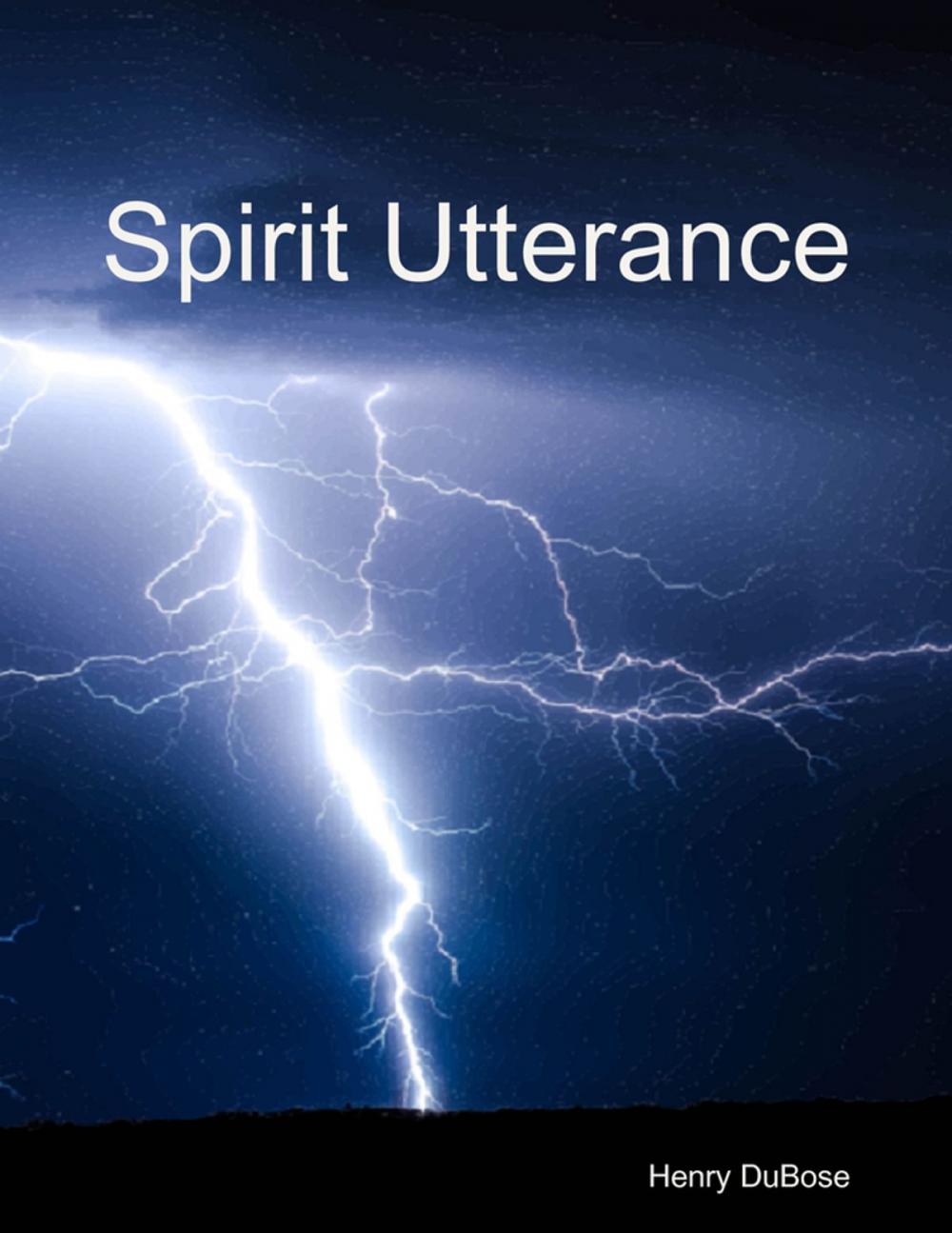 Big bigCover of Spirit Utterance