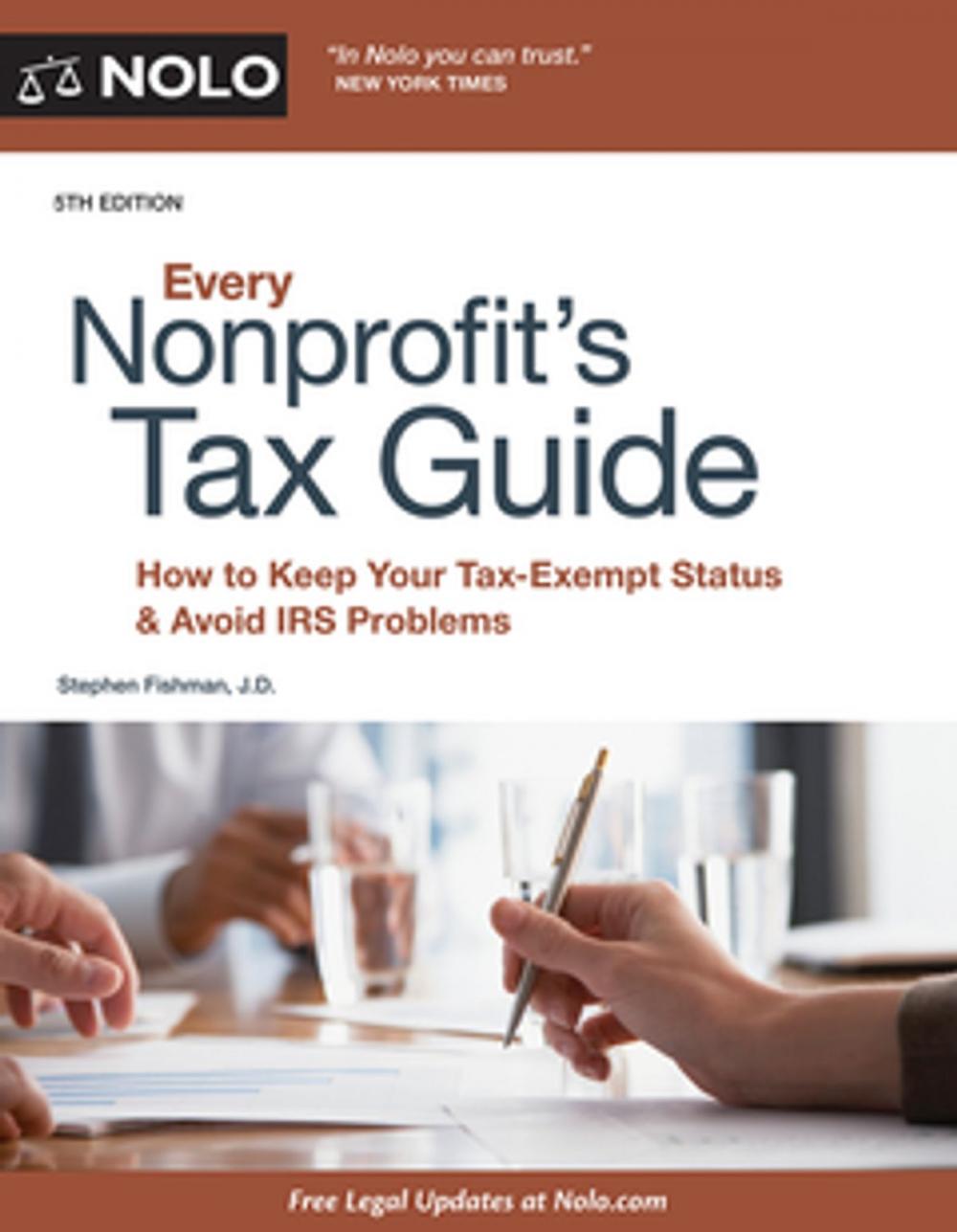 Big bigCover of Every Nonprofit's Tax Guide