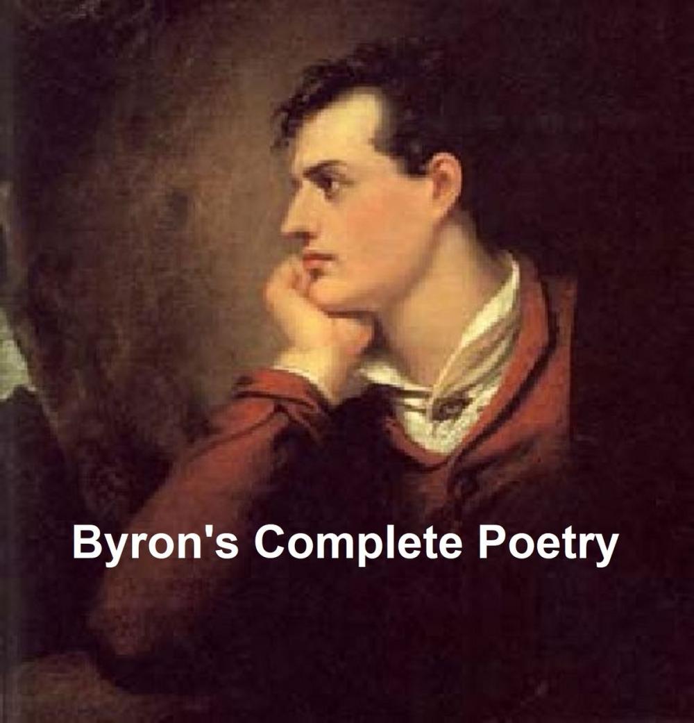 Big bigCover of Byron's Complete Poetry, all seven volumes