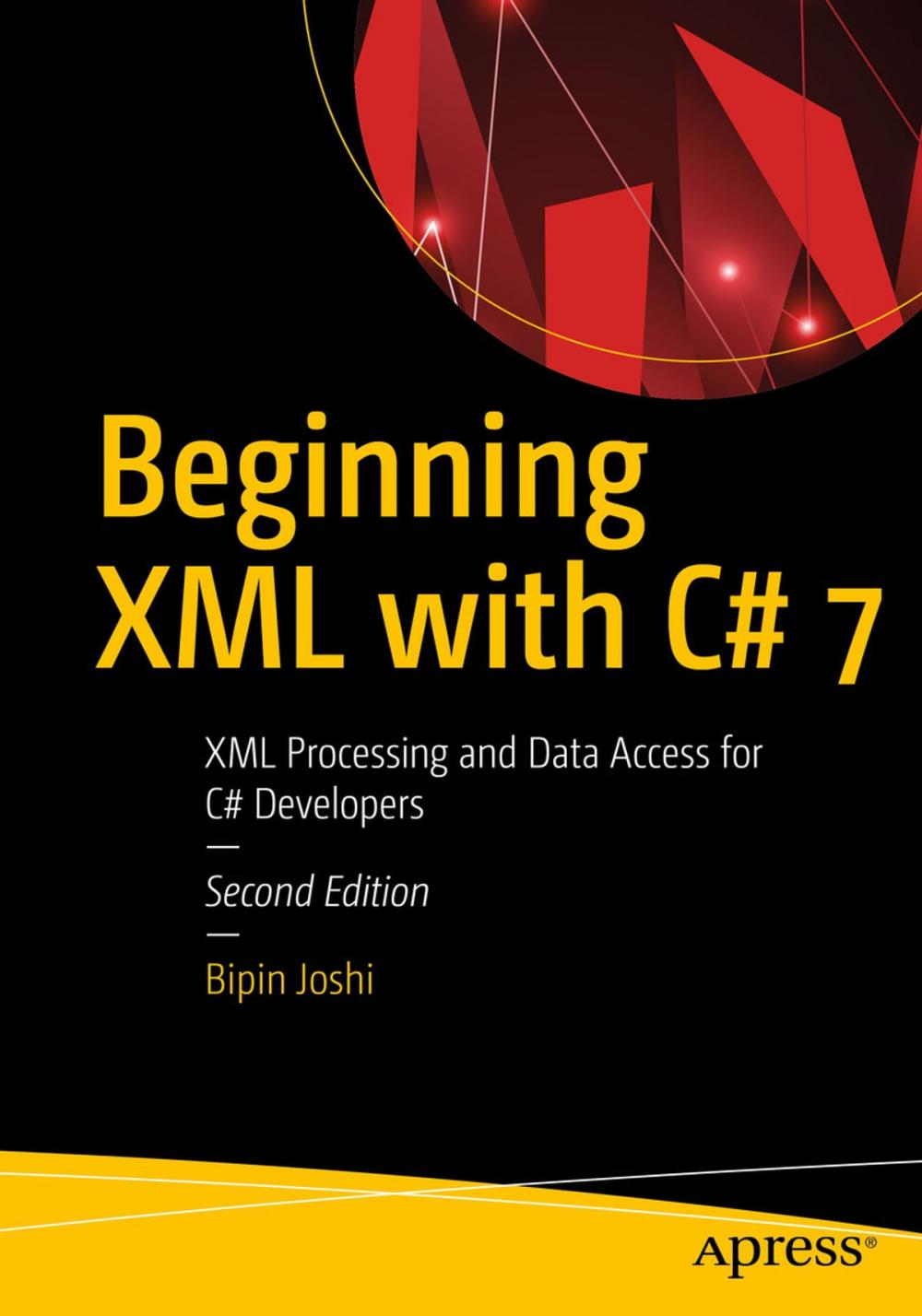 Big bigCover of Beginning XML with C# 7