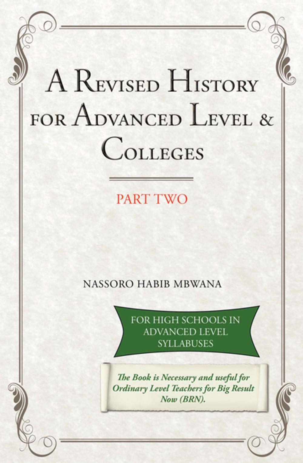 Big bigCover of A Revised History for Advanced Level & Colleges