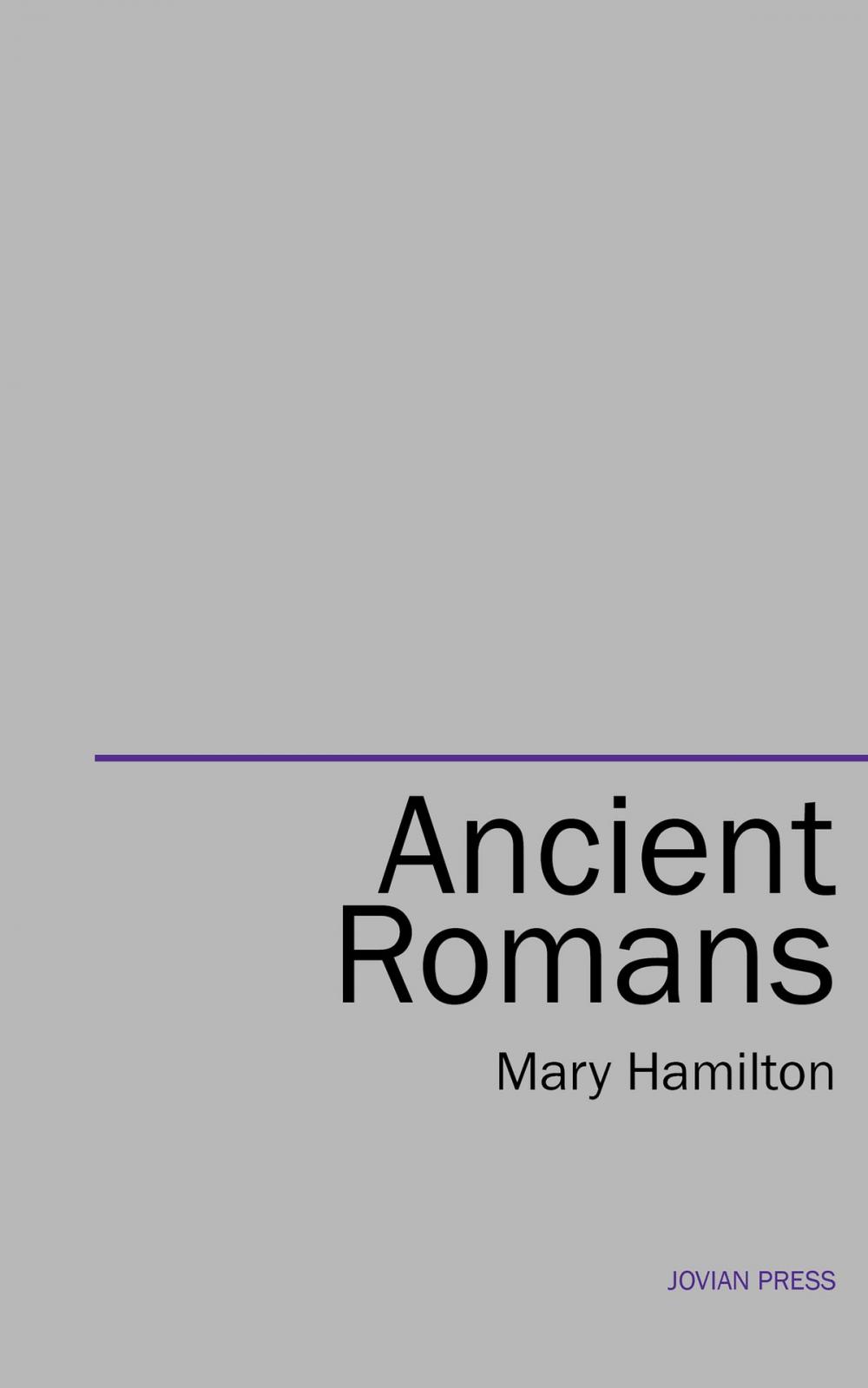 Big bigCover of Ancient Romans