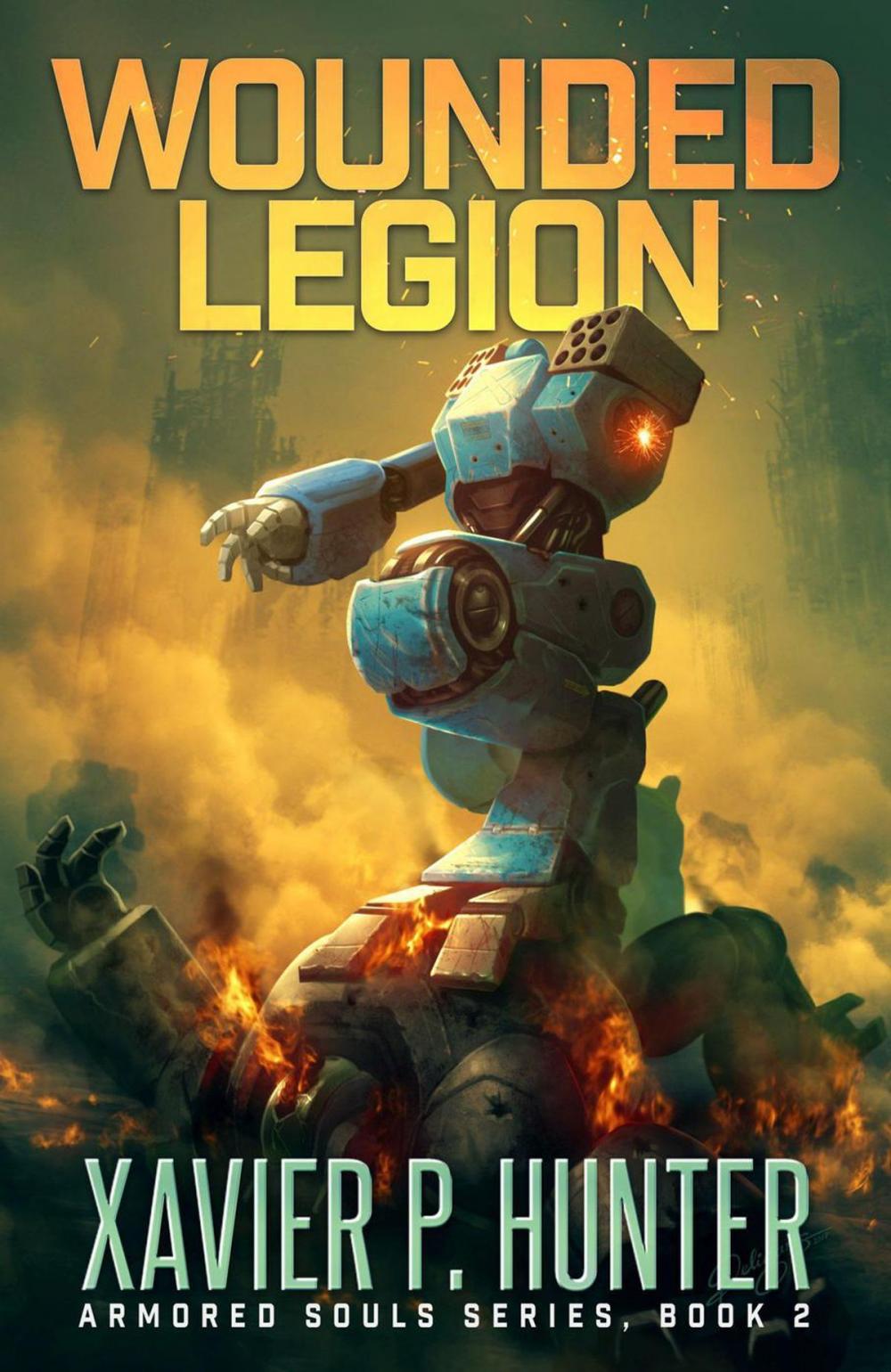 Big bigCover of Wounded Legion: a Mech LitRPG novel